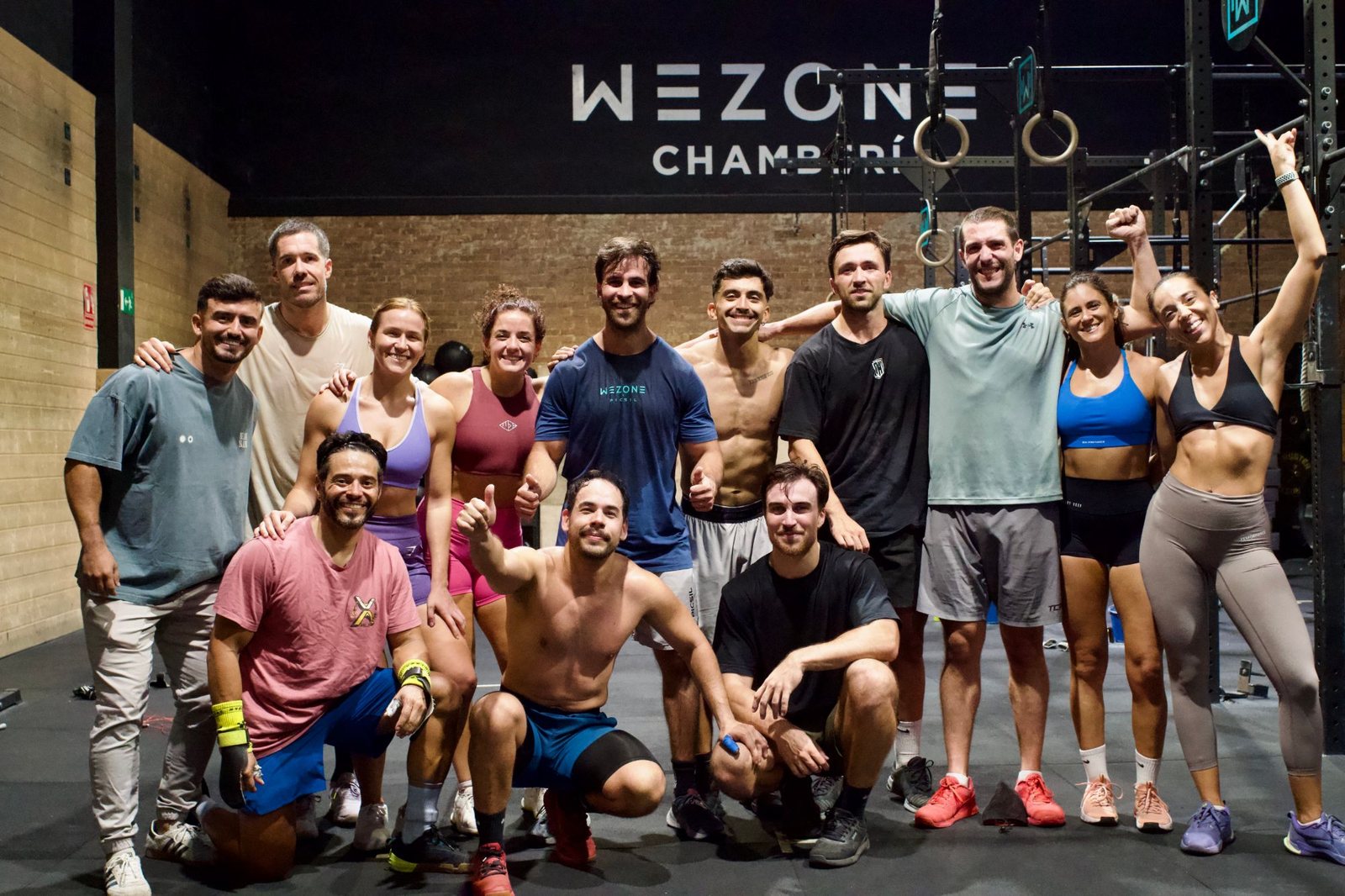 Comunidad de atletas en el box